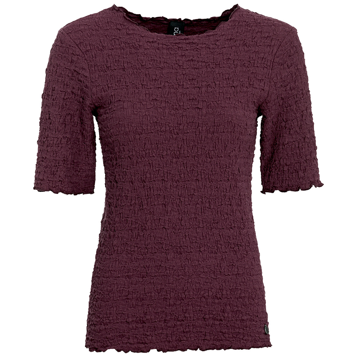 Damen T-Shirt in Crepp-Optik von Gina