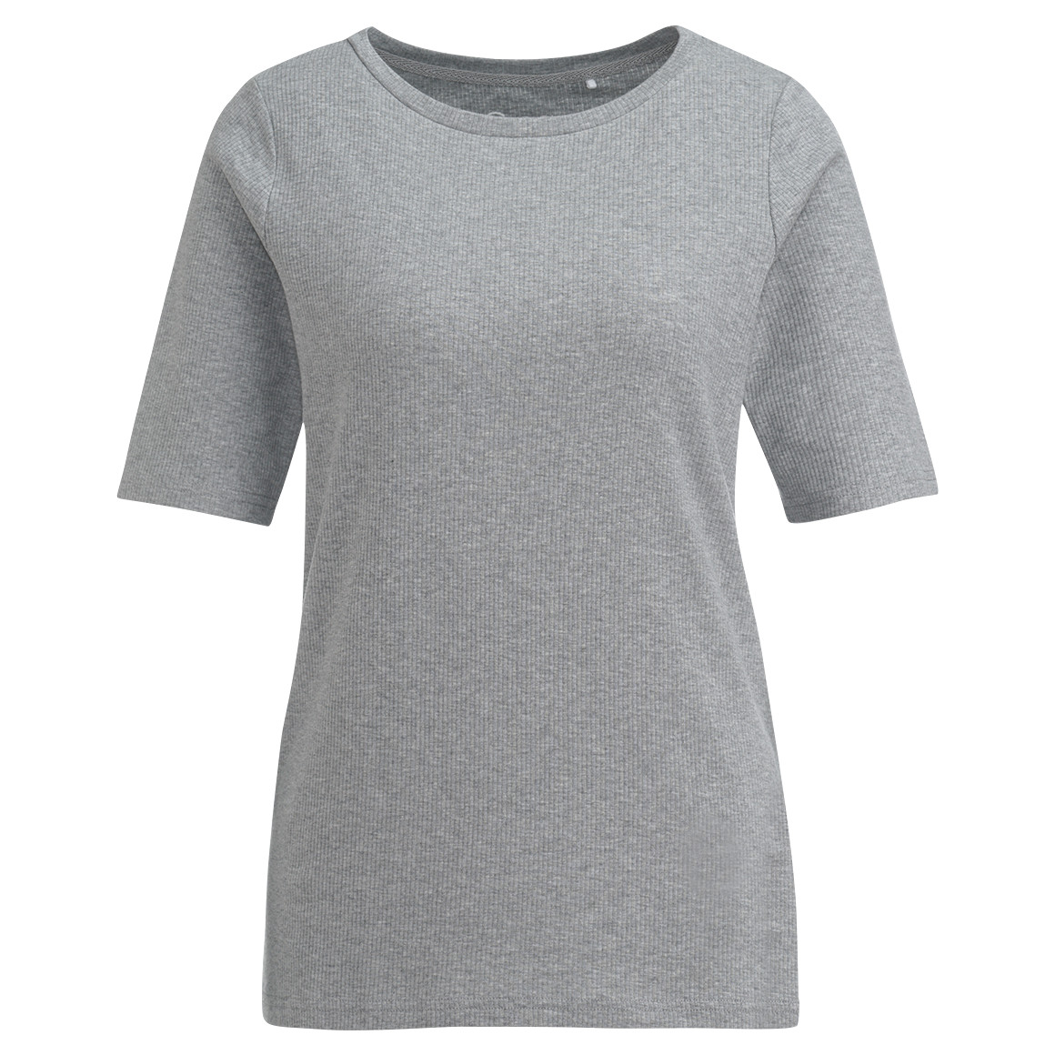 Damen T-Shirt in gerippter Struktur Damen T-Shirt in gerippter Struktur von Gina