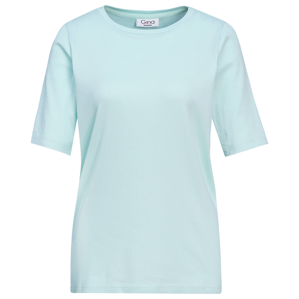Damen T-Shirt in gerippter Struktur Damen T-Shirt in gerippter Struktur von Gina