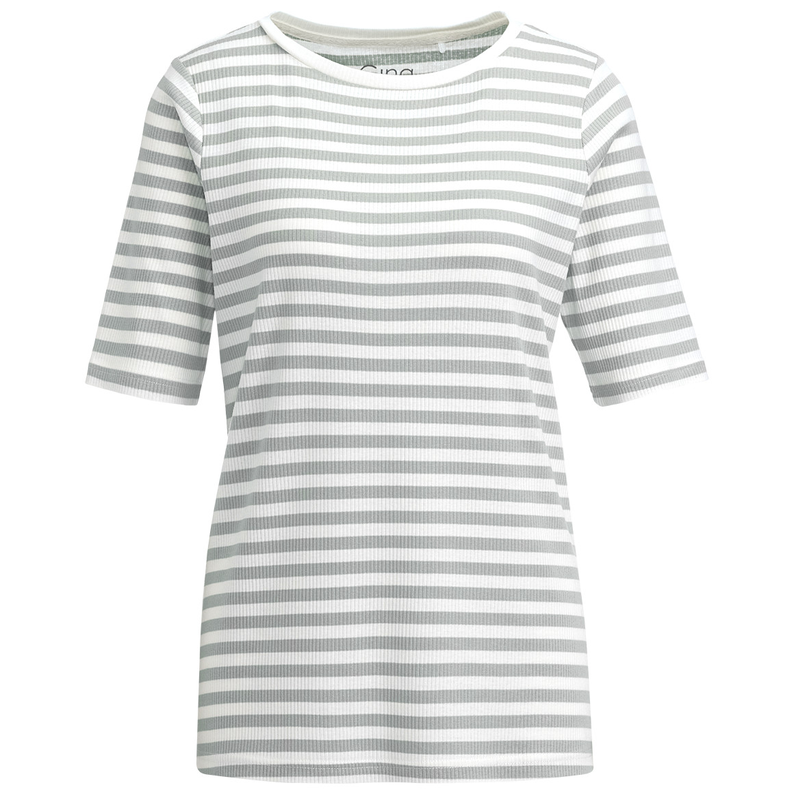 Damen T-Shirt in gestreifter Optik Damen T-Shirt in gestreifter Optik von Gina