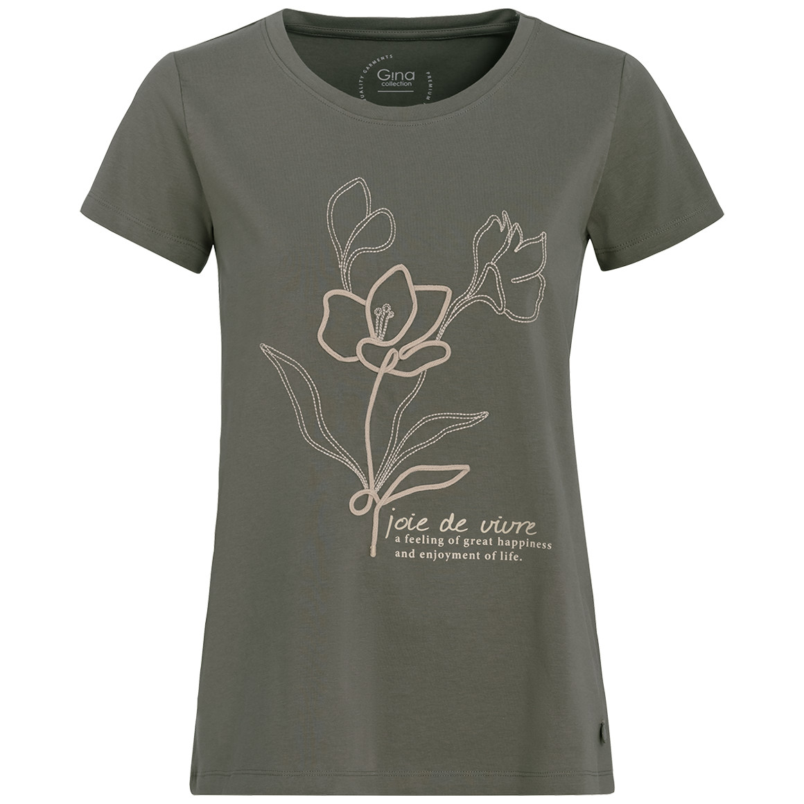 Damen T-Shirt mit Bio-Baumwolle von Gina
