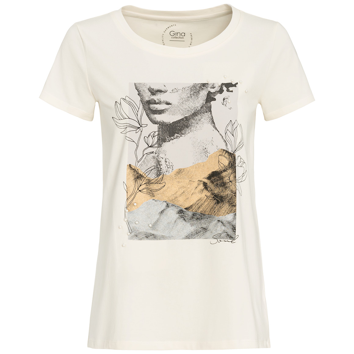 Damen T-Shirt mit Bio-Baumwolle von Gina