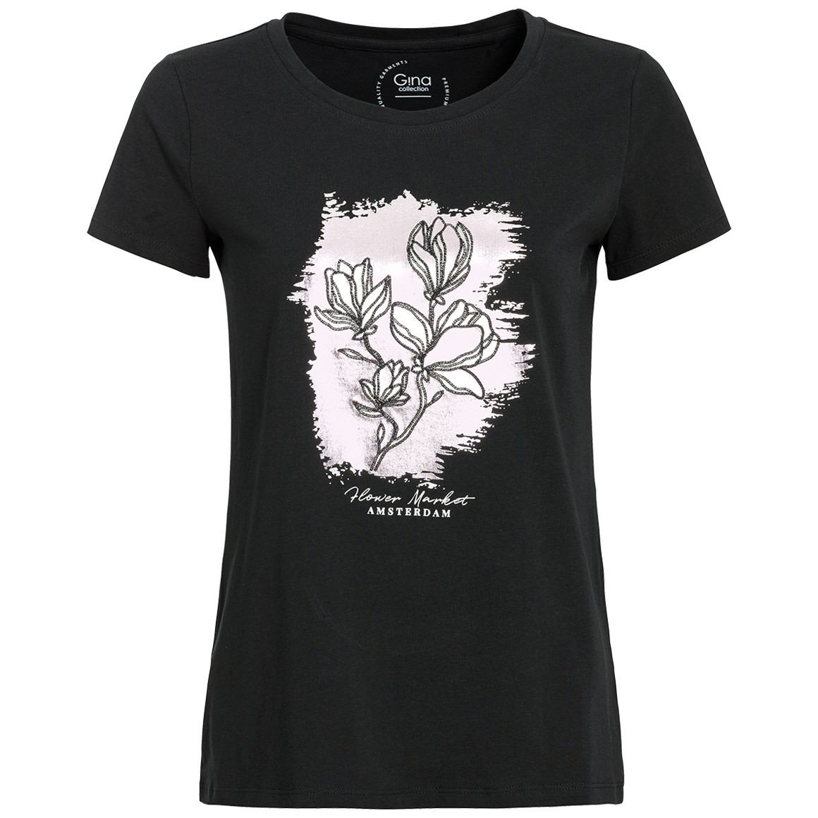 Damen T-Shirt mit Bio-Baumwolle Damen T-Shirt mit Bio-Baumwolle von Gina