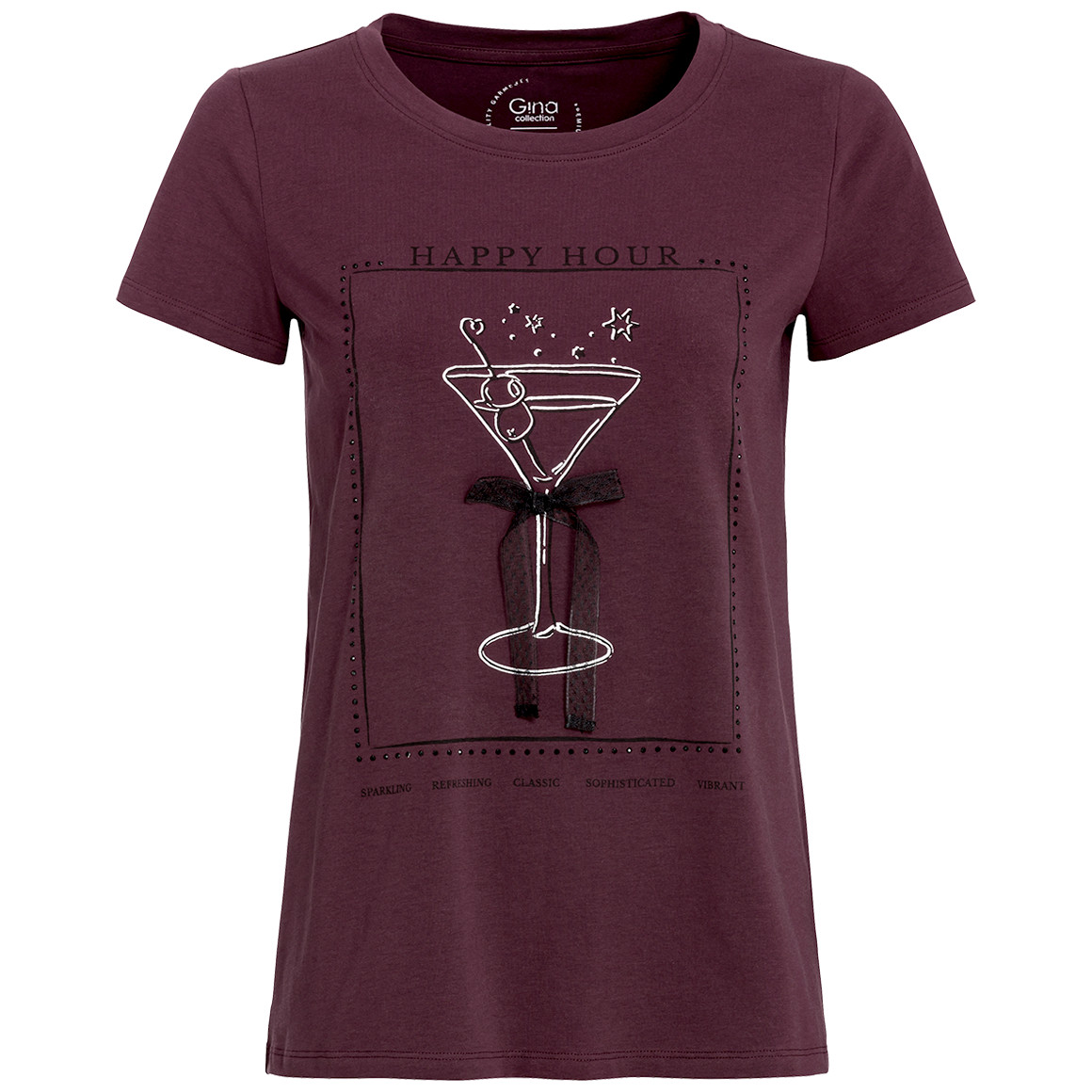 Damen T-Shirt mit Bio-Baumwolle Damen T-Shirt mit Bio-Baumwolle von Gina