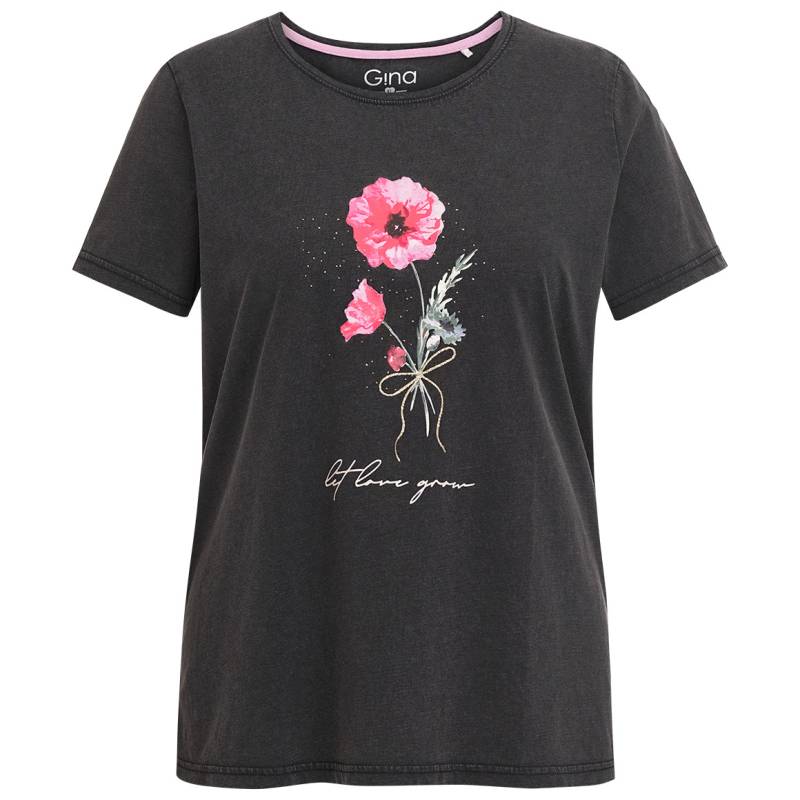 Damen T-Shirt mit Blumen-Print von Gina