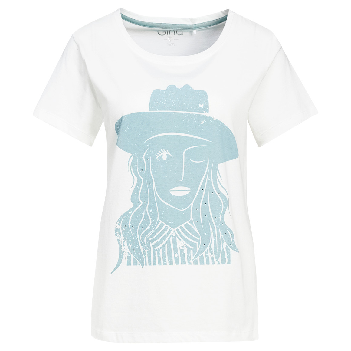 Damen T-Shirt mit Front-Print Damen T-Shirt mit Front-Print von Gina