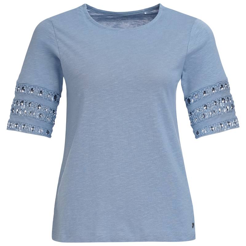 Damen T-Shirt mit Häkelspitze von Gina