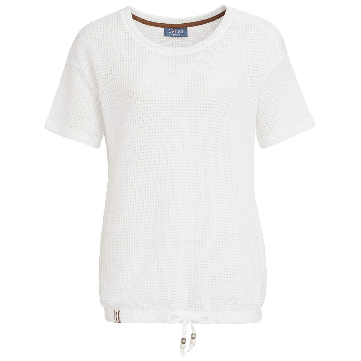 Damen T-Shirt mit Knoten-Detail von Gina