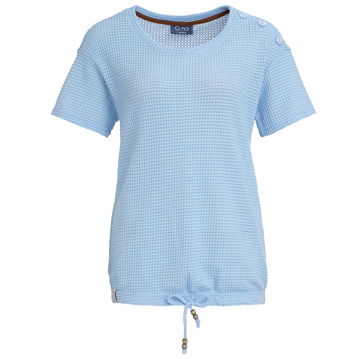 Damen T-Shirt mit Knoten-Detail von Gina
