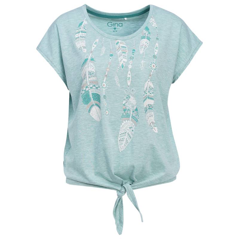 Damen T-Shirt mit Knotendetail Damen T-Shirt mit Knotendetail von Gina