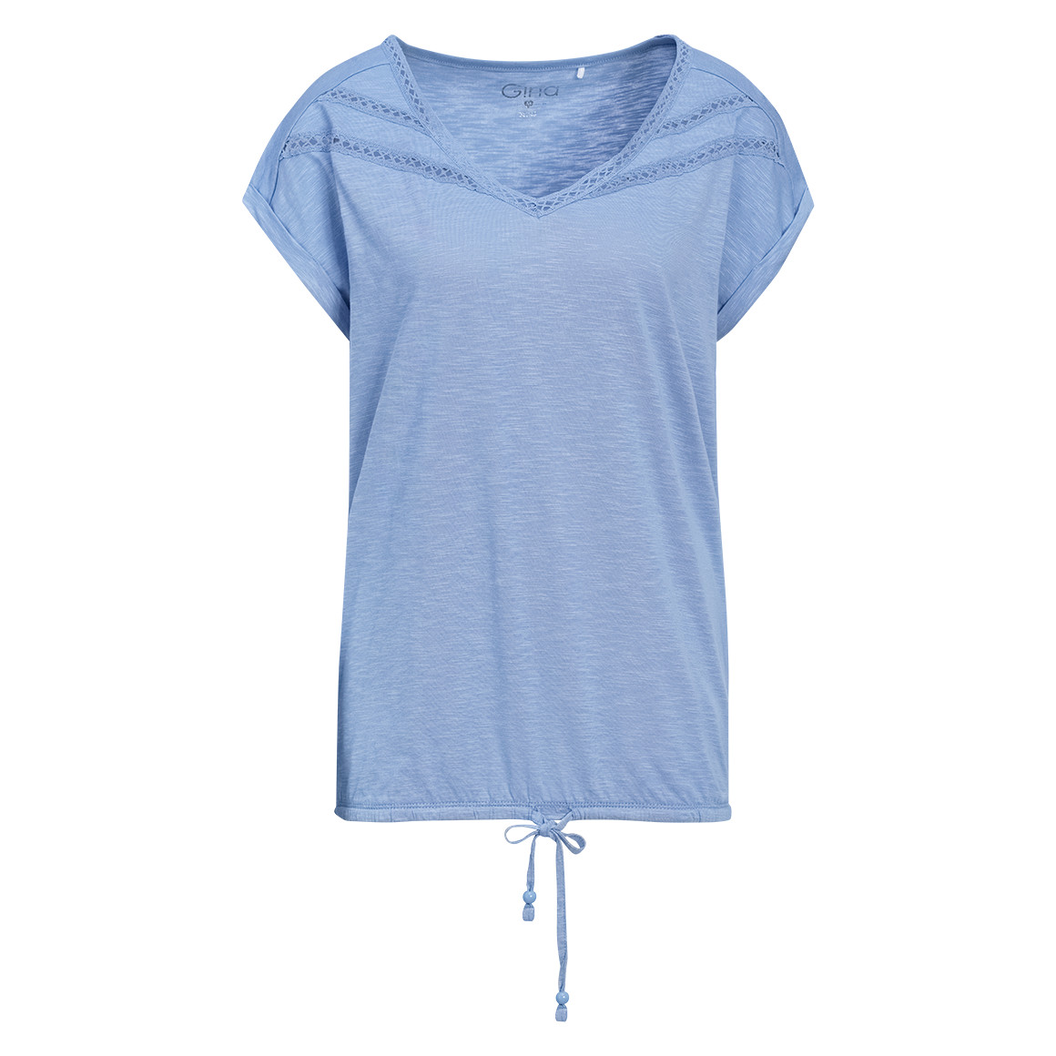 Damen T-Shirt mit Knotendetail Damen T-Shirt mit Knotendetail von Gina