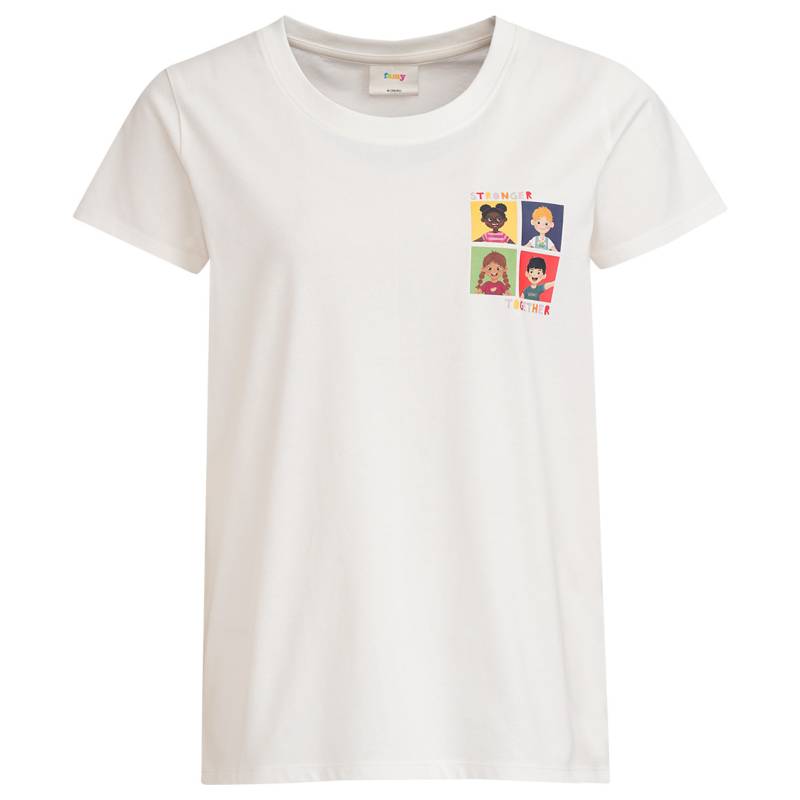 Damen T-Shirt mit Message-Print von Gina