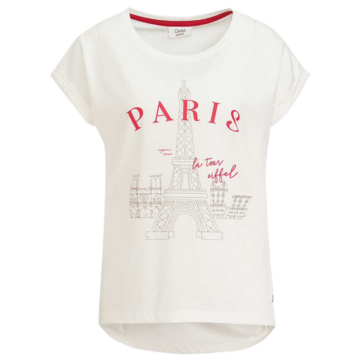 Damen T-Shirt mit Schriftzug von Gina