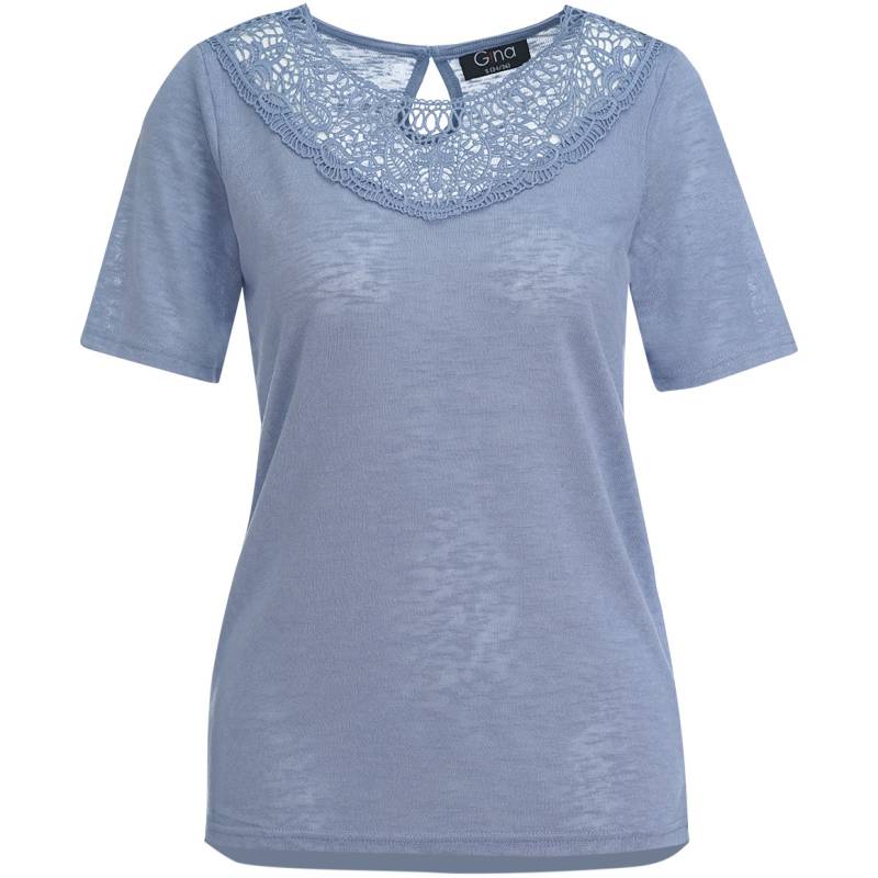 Damen T-Shirt mit Spitzenausschnitt von Gina