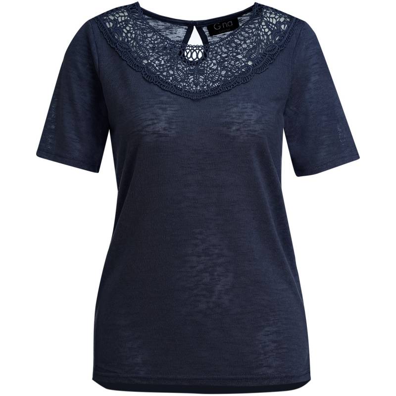 Damen T-Shirt mit Spitzenausschnitt von Gina
