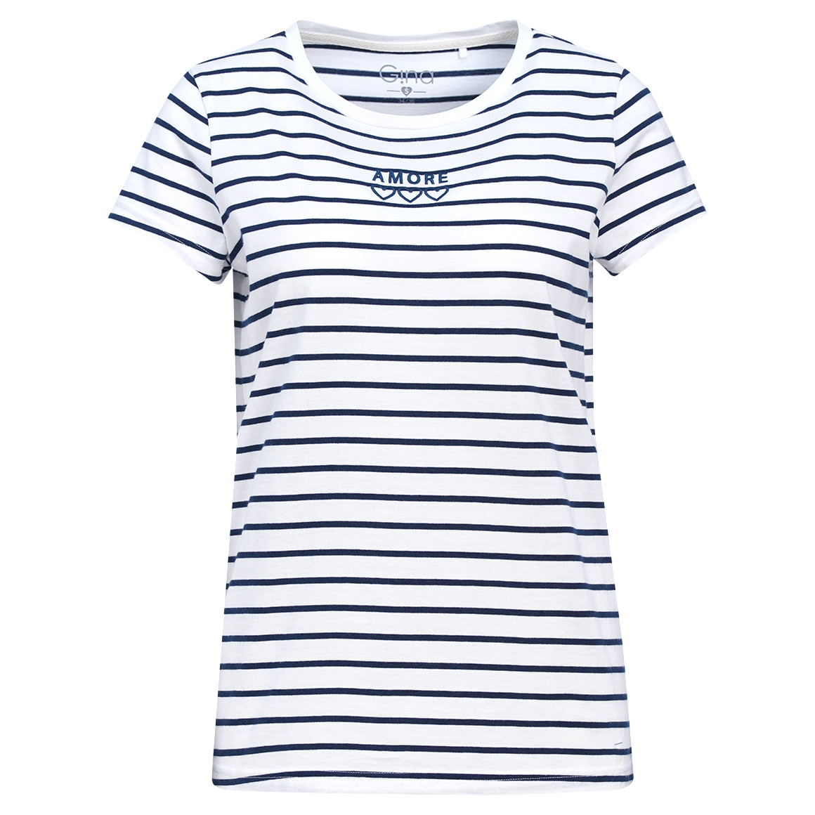 Damen T-Shirt mit Stickerei Damen T-Shirt mit Stickerei von Gina
