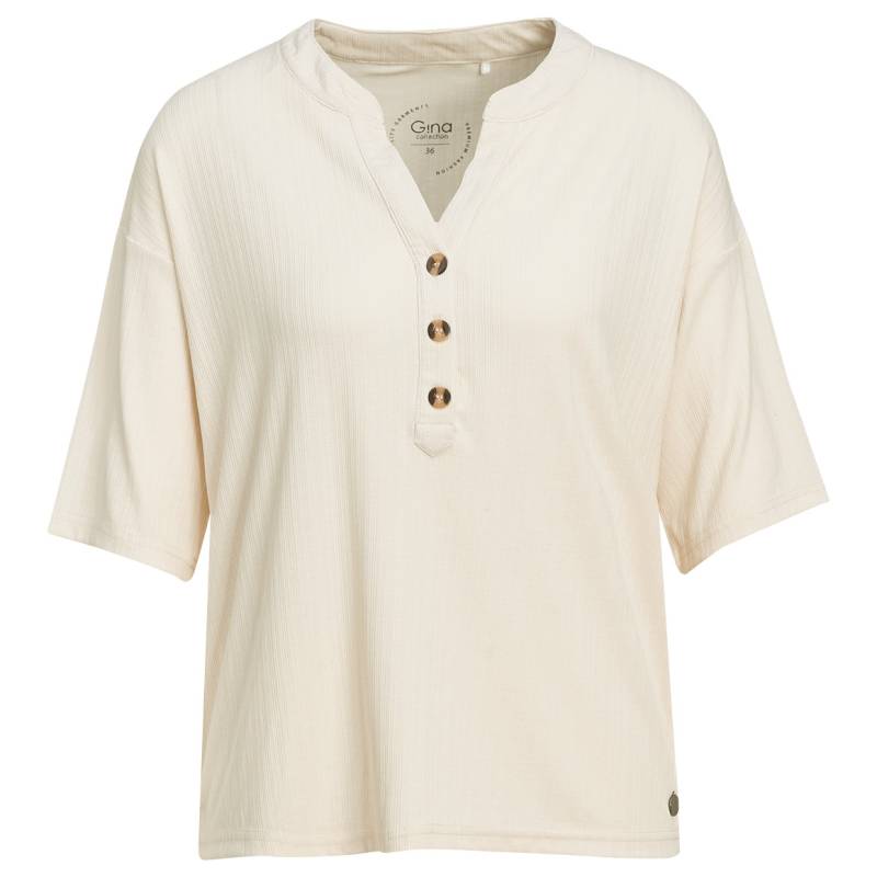 Damen T-Shirt mit Strukturstreifen Damen T-Shirt mit Strukturstreifen von Gina