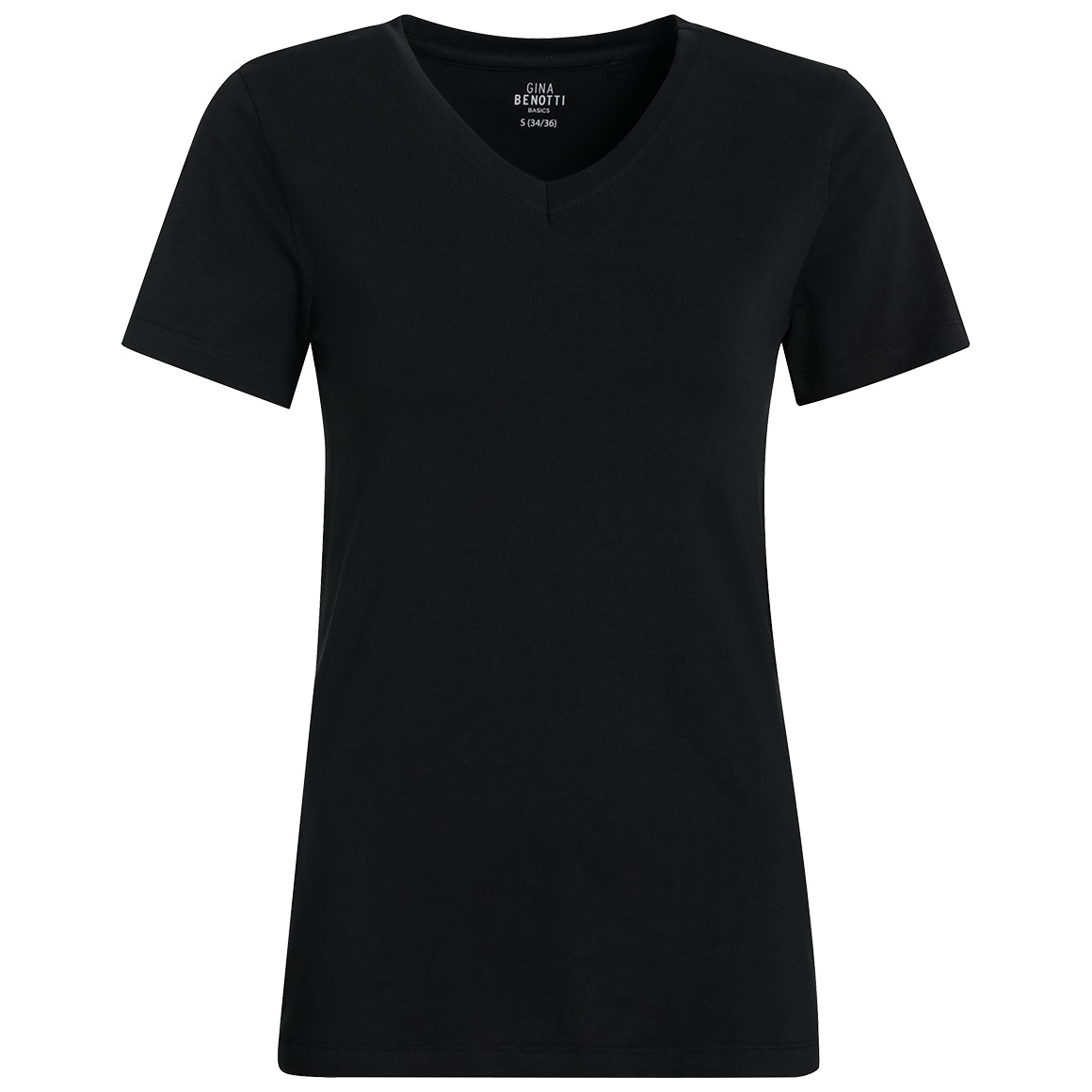 Damen T-Shirt mit V-Ausschnitt Damen T-Shirt mit V-Ausschnitt von Gina