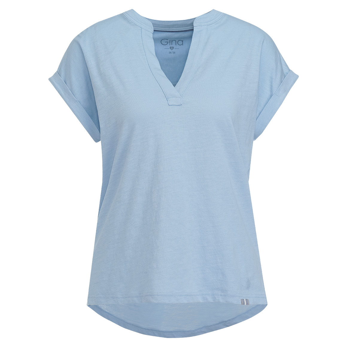 Damen T-Shirt mit V-Ausschnitt von Gina