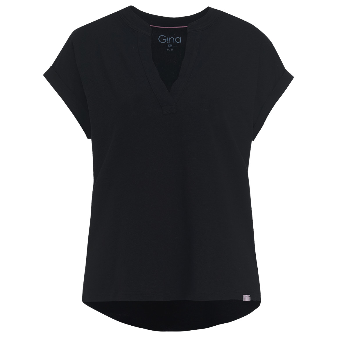 Damen T-Shirt mit V-Ausschnitt von Gina