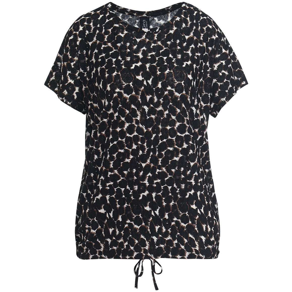Damen T-Shirt mit elastischem Saum von Gina