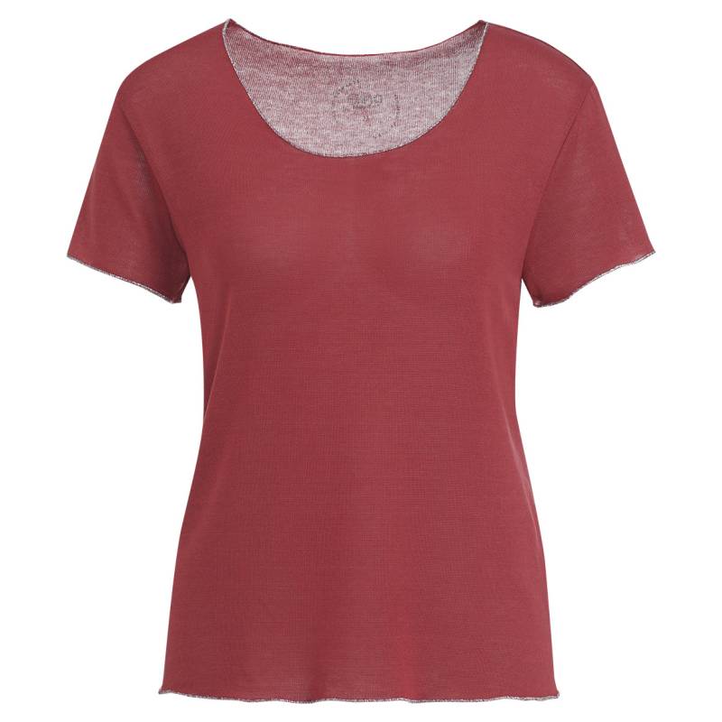 Damen T-Shirt mit glänzender Abschlussnaht von Gina