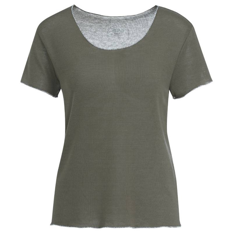 Damen T-Shirt mit glänzender Abschlussnaht von Gina