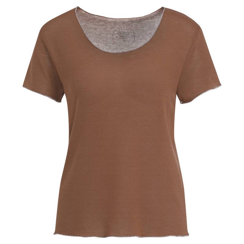 Damen T-Shirt mit glänzender Abschlussnaht von Gina