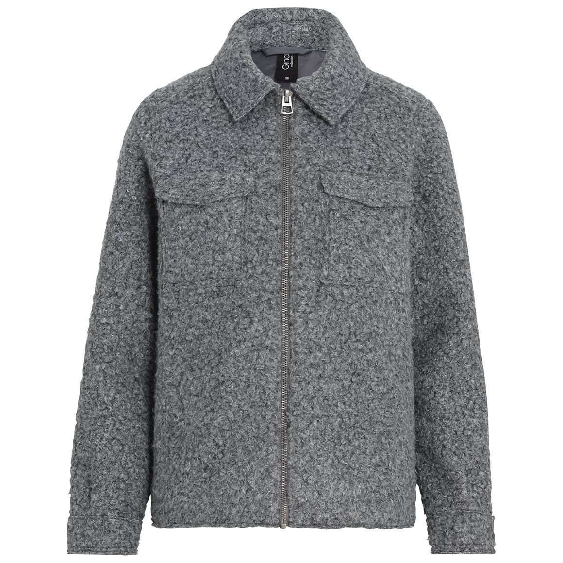 Damen Teddyjacke Reißverschluss von Gina