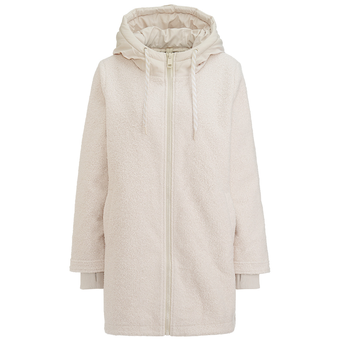 Damen Teddyjacke mit Kapuze von Gina