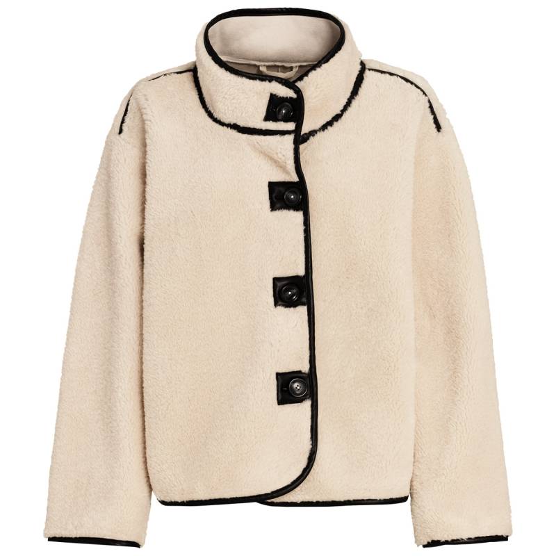 Damen Teddyjacke mit Knopfleiste Damen Teddyjacke mit Knopfleiste von Gina