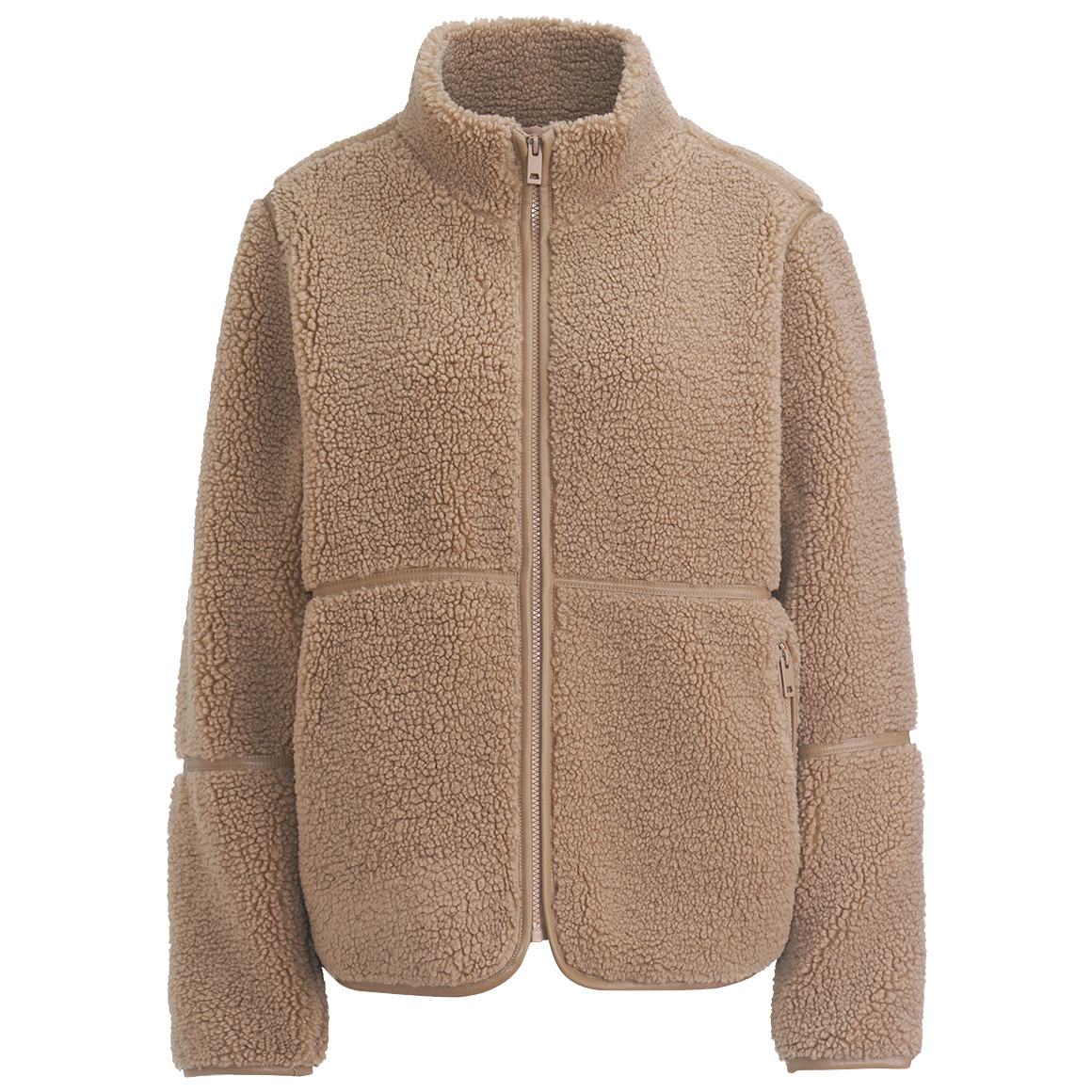 Damen Teddyjacke mit Stehkragen von Gina
