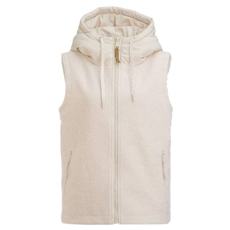 Damen Teddyweste mit Kapuze von Gina