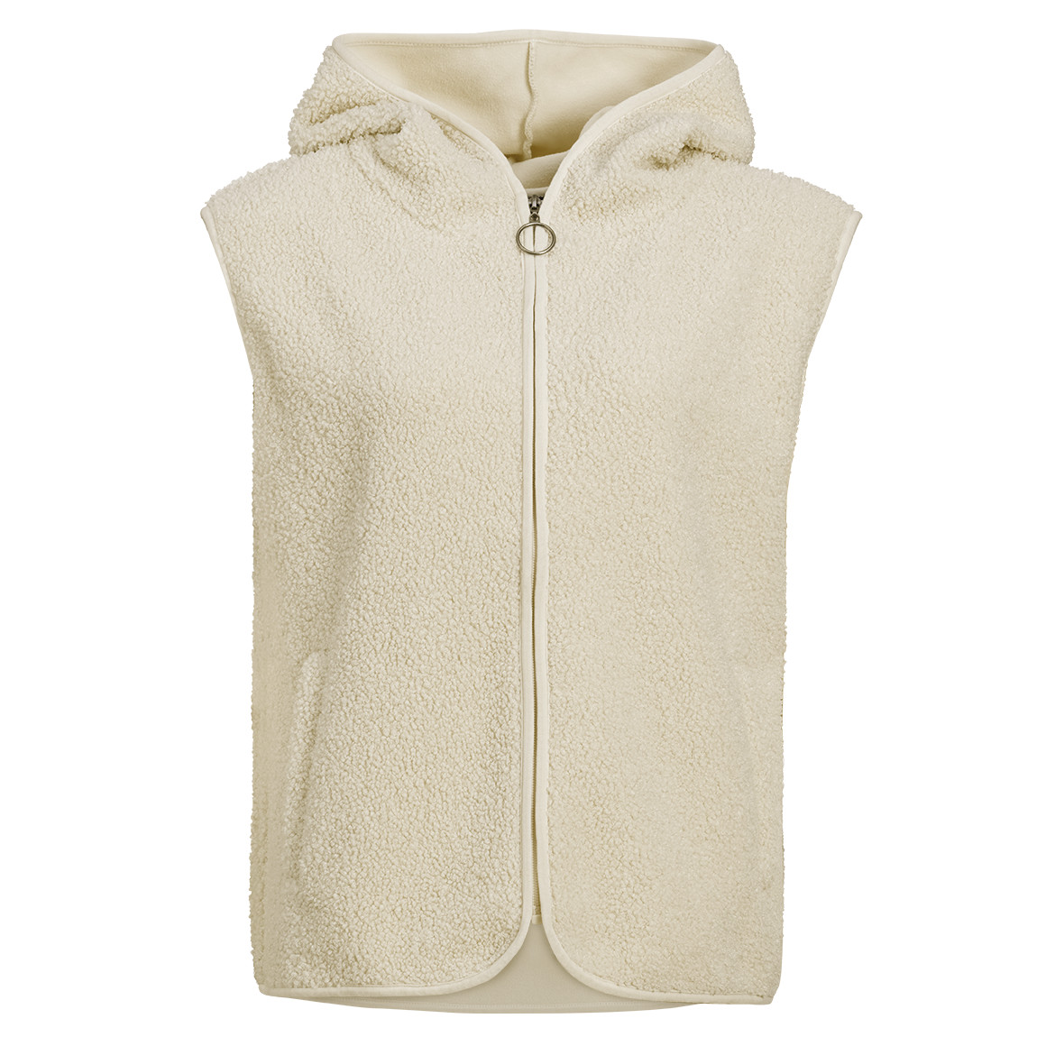 Damen Teddyweste mit Kapuze Damen Teddyweste mit Kapuze von Gina