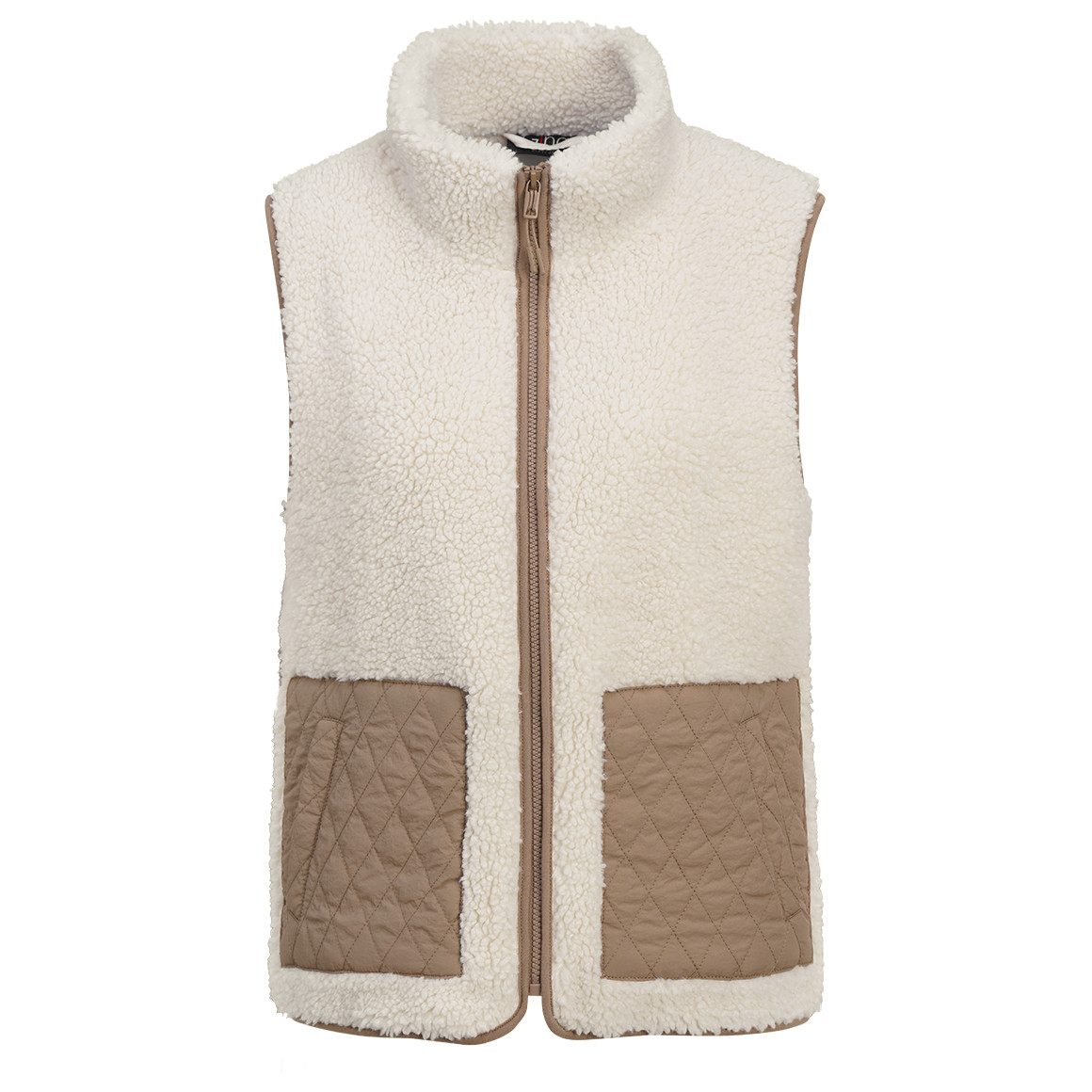 Damen Teddyweste mit Reißverschluss Damen Teddyweste mit Reißverschluss von Gina