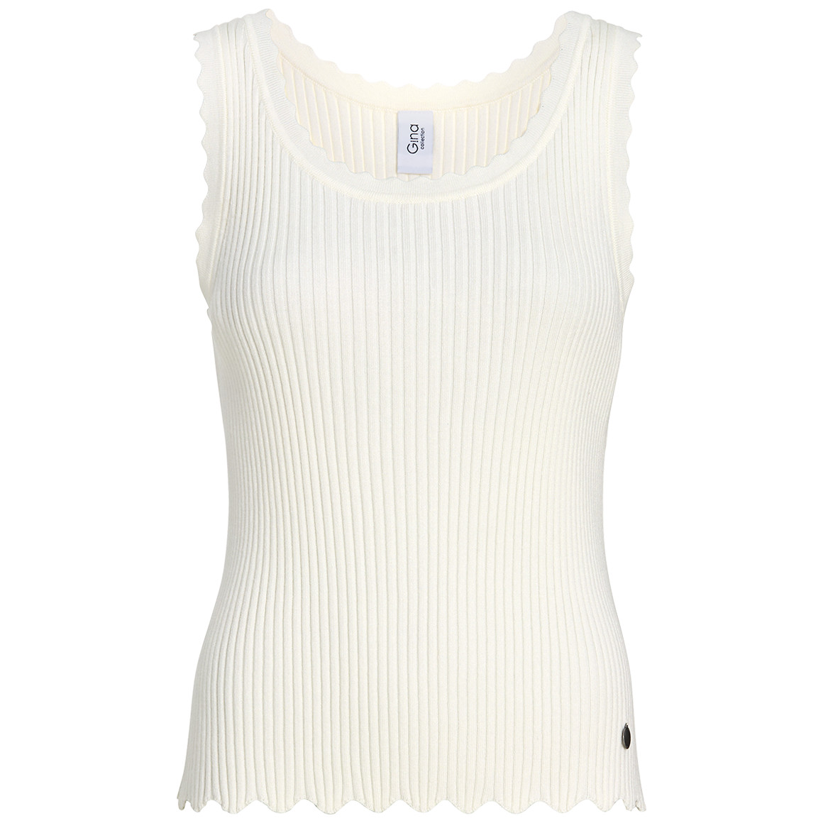 Damen Top in gerippter Struktur von Gina