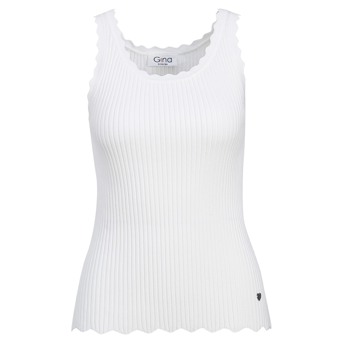 Damen Top in gerippter Struktur Damen Top in gerippter Struktur von Gina