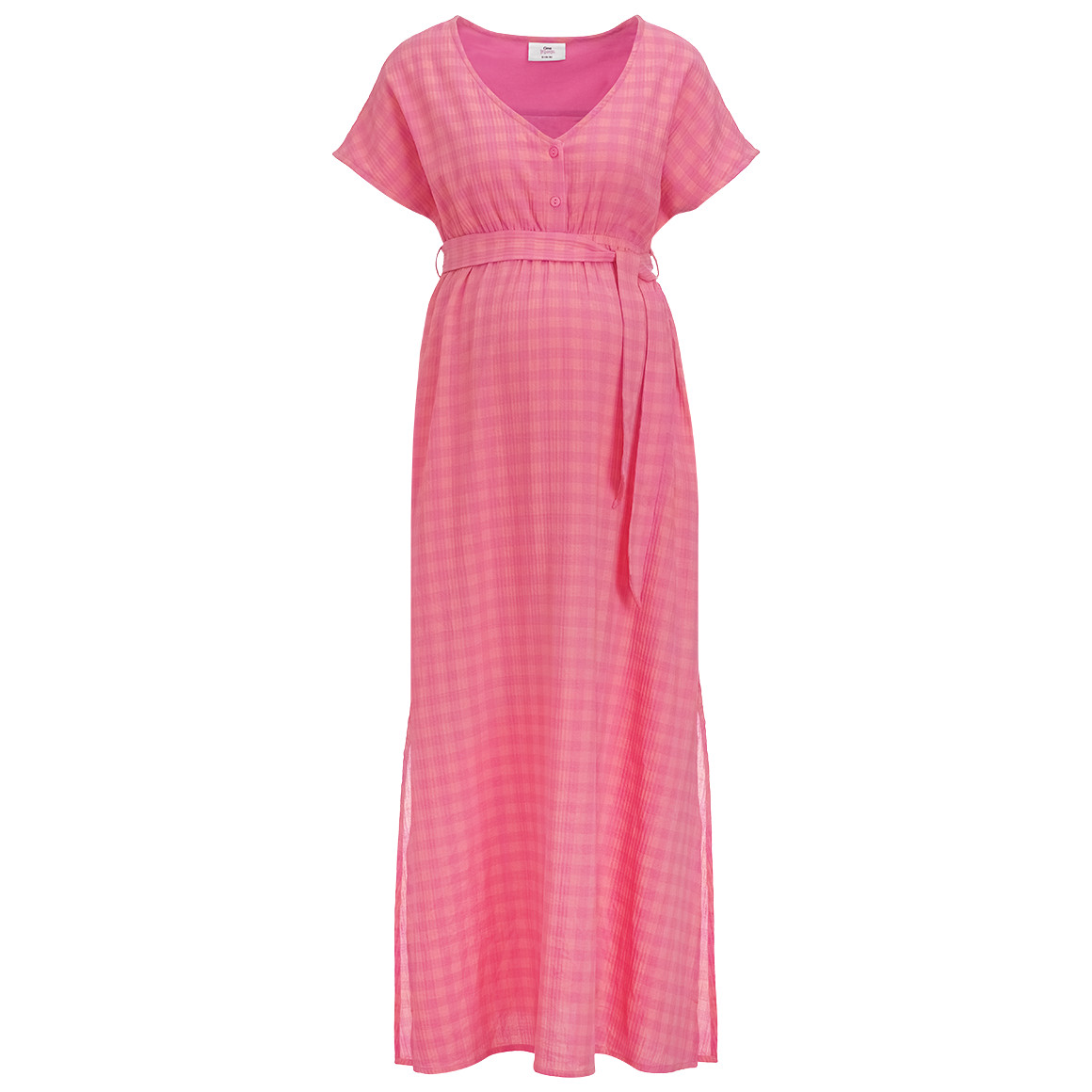 Damen Umstands-Kleid mit Karo-Muster von Gina