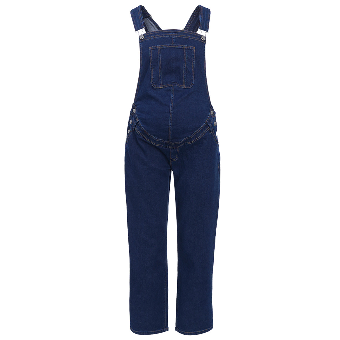 Damen Umstands-Latzhose in Denim-Optik Damen Umstands-Latzhose in Denim-Optik von Gina