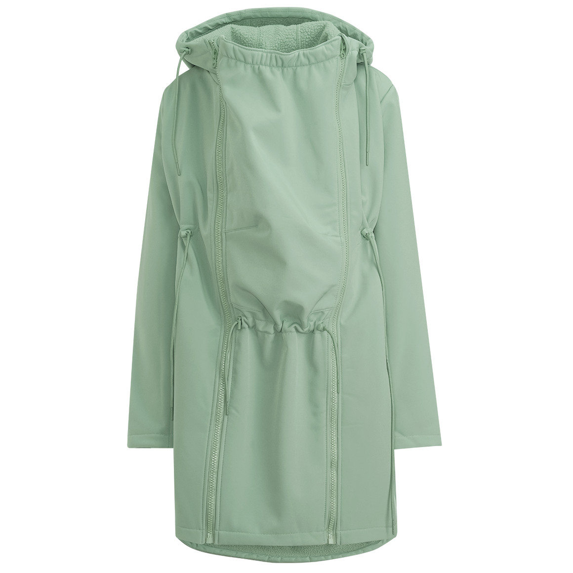 Damen Umstands-Softshellparka mit Babyeinsatz von Gina