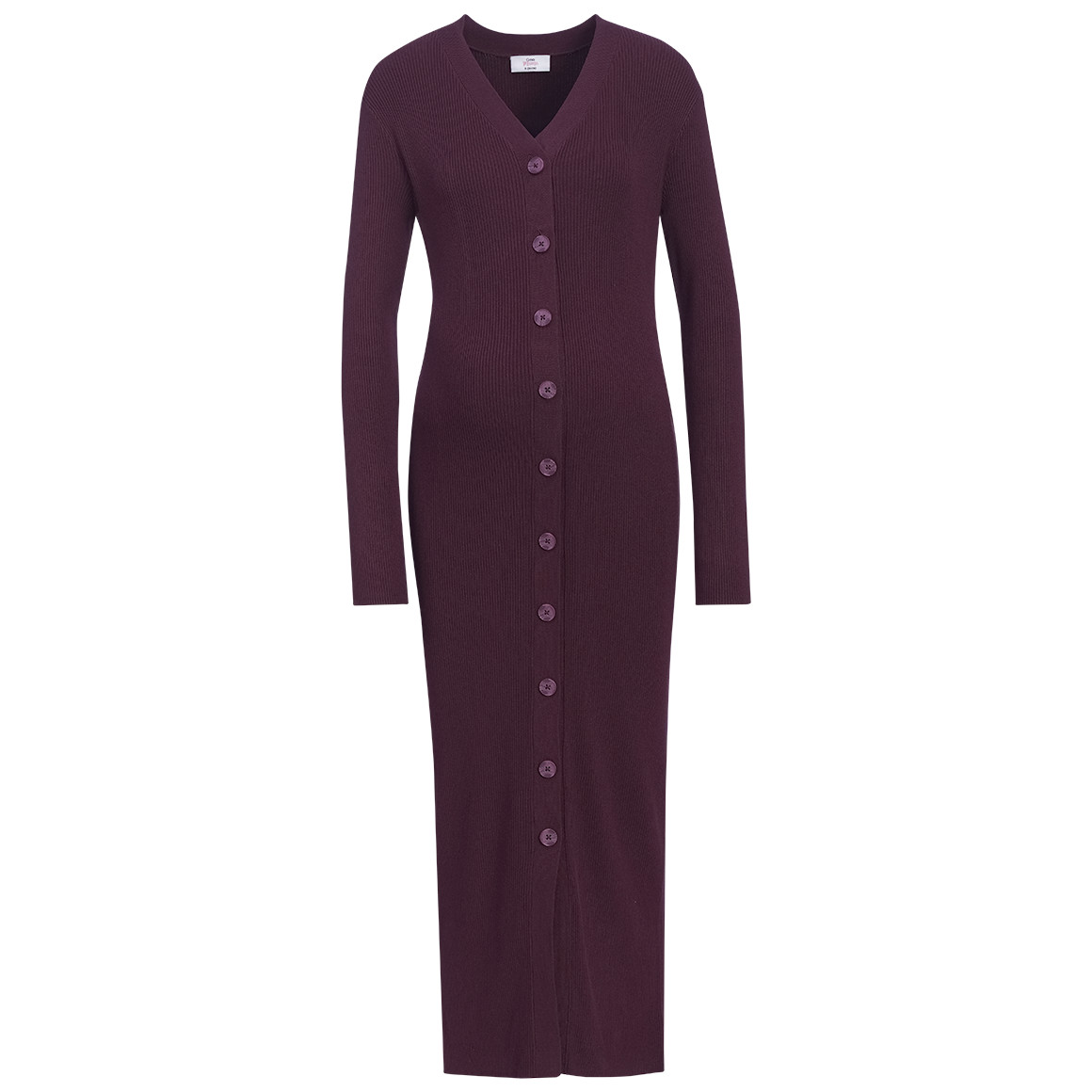 Damen Umstands-Strickkleid mit Knopfleiste Damen Umstands-Strickkleid mit Knopfleiste von Gina