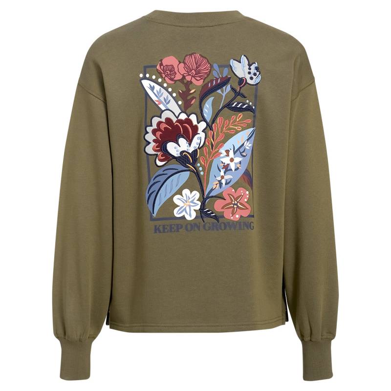 Damen Umstands-Sweatshirt mit floralem Motiv von Gina