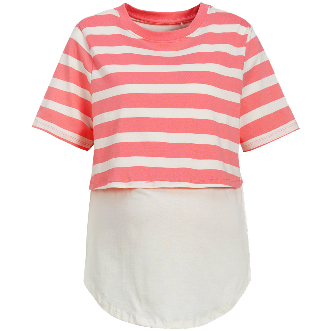 Damen Umstands-T-Shirt im Ringel-Look Damen Umstands-T-Shirt im Ringel-Look von Gina