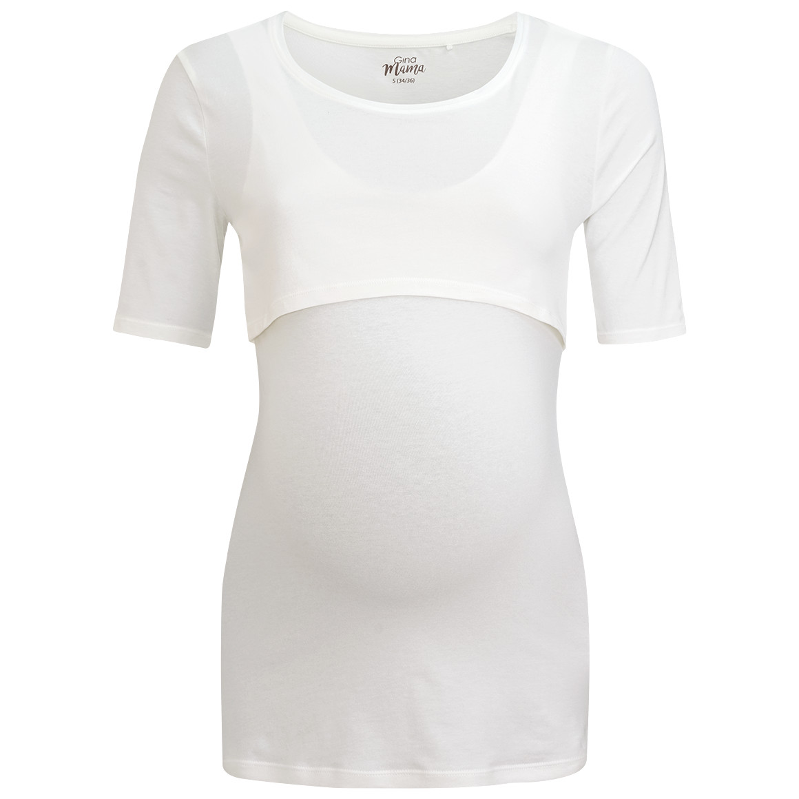 Damen Umstands-T-Shirt mit Stillfunktion von Gina