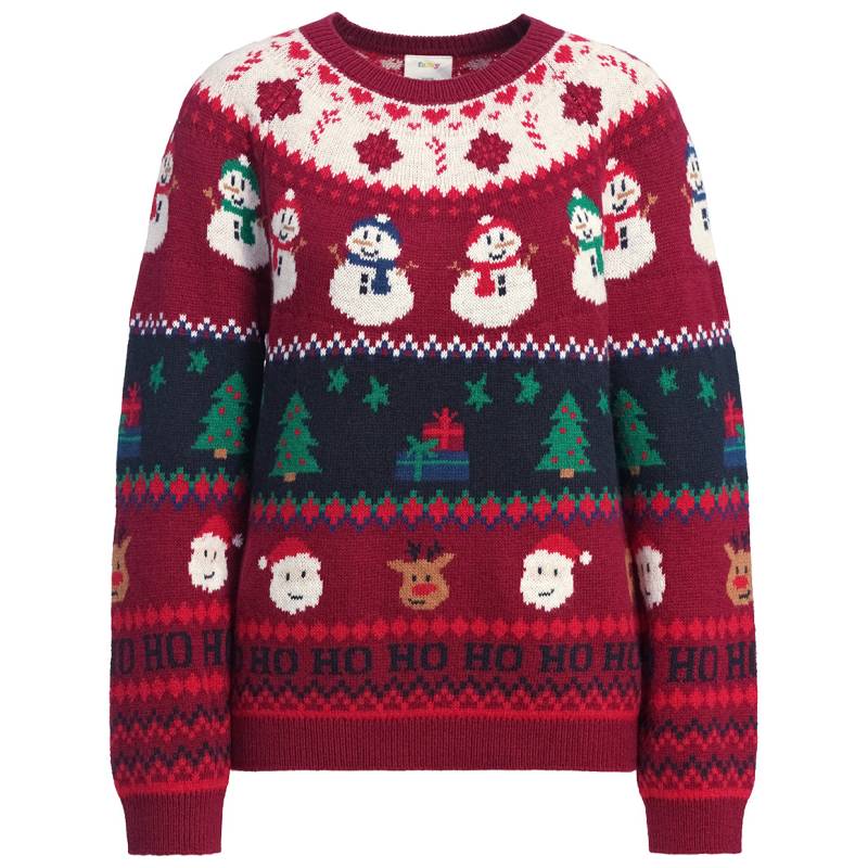 Damen Weihnachtspullover mit Allover-Muster von Gina