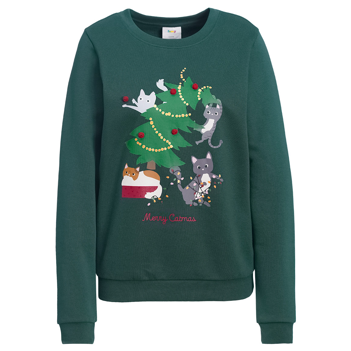 Damen Weihnachtssweatshirt mit Print Damen Weihnachtssweatshirt mit Print von Gina