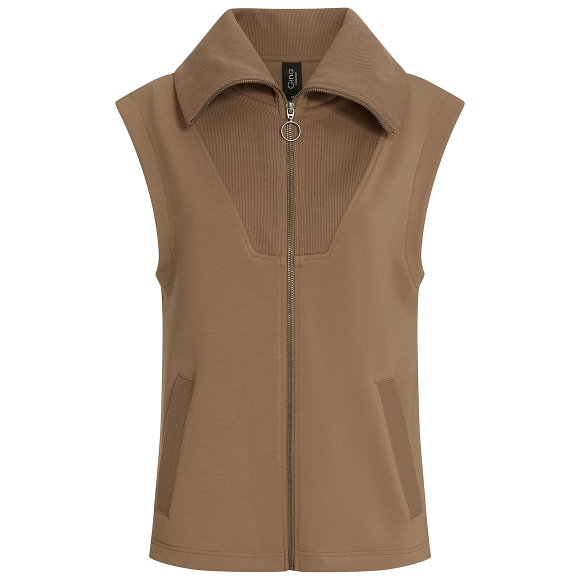 Damen Weste mit Troyerkragen Damen Weste mit Troyerkragen von Gina