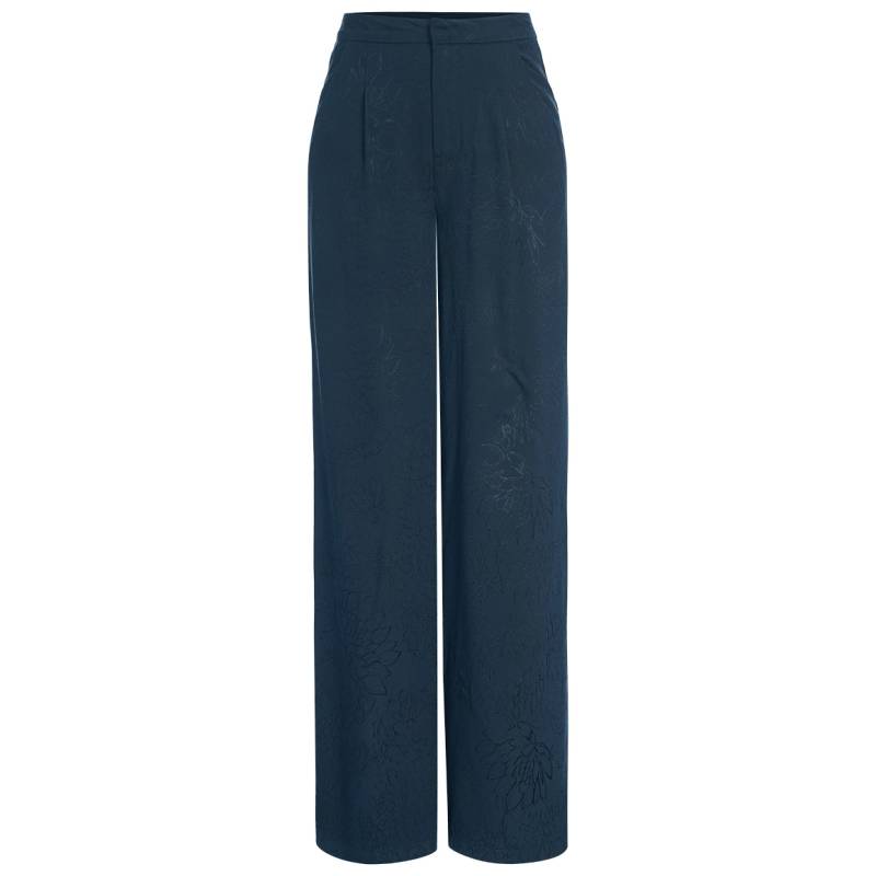 Damen Wide-Leg-Hose mit Jacquardmuster Damen Wide-Leg-Hose mit Jacquardmuster von Gina