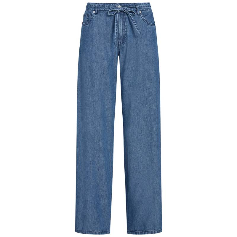 Damen Wide-Leg-Jeans mit Bindeband Damen Wide-Leg-Jeans mit Bindeband von Gina