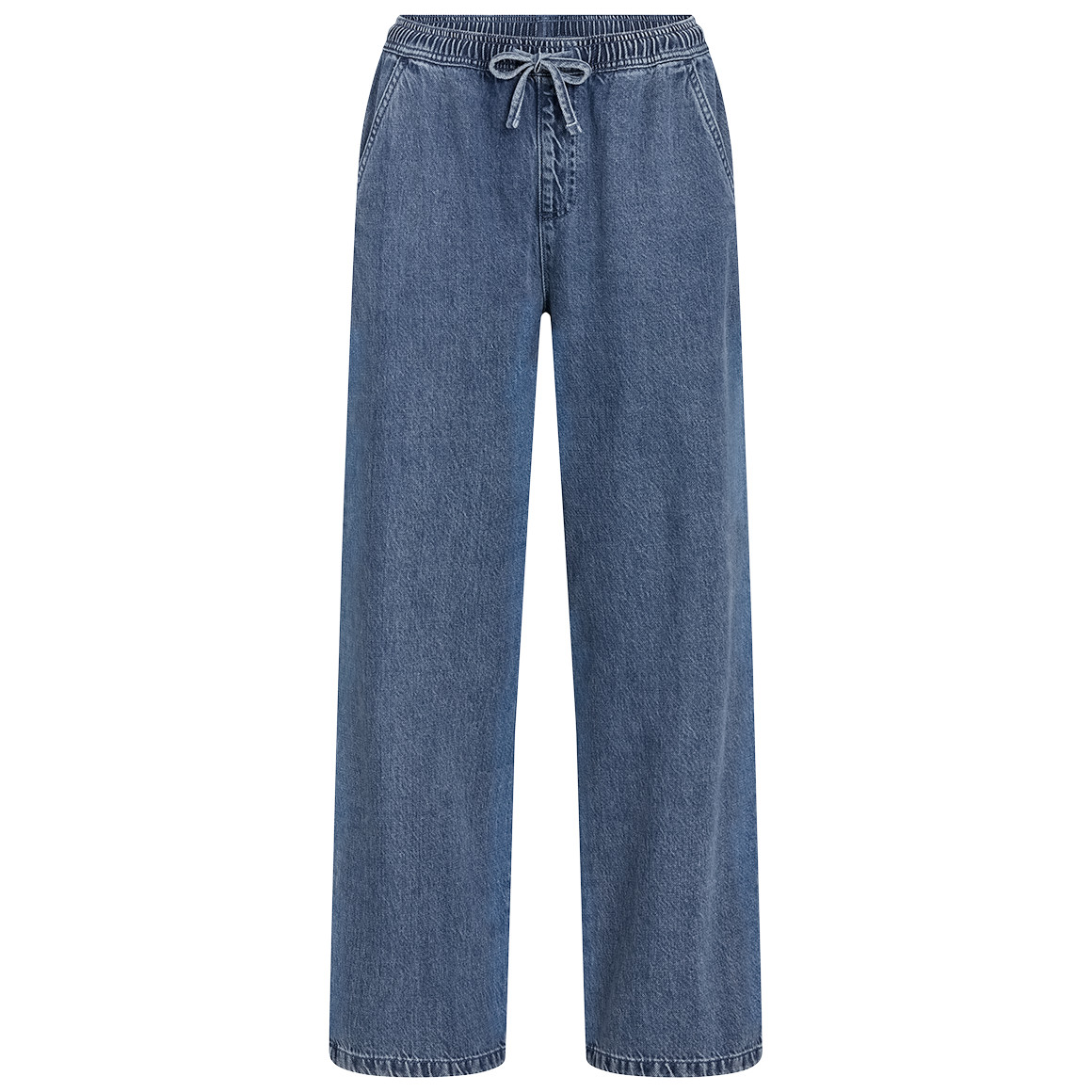 Damen Wide-Leg-Jeans mit Elastikbund von Gina